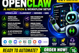 install openclaw, clawdbot, hermes and n8n ai automation on vps and mac mini