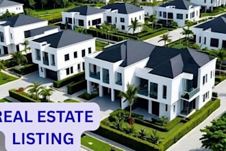 design a sales brochure for a real estate property listing