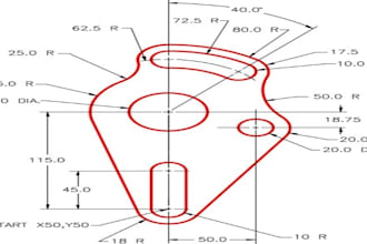 do mechanical engineering drawings and autocad 2d drafting
