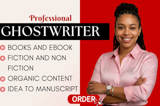 romance ghostwriter, fiction and nonfiction ebook writer, memoir kindle writer