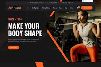 build squarespace fitness website weight loss supplement nutrition website