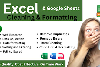 data cleaning in excel and google sheets