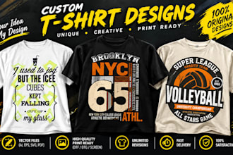 create custom streetwear t shirt design and t shirt design
