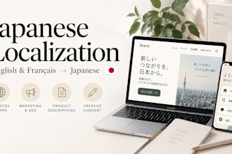 localize your english or french content for the japanese market
