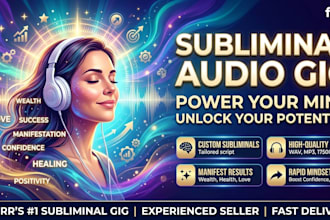 make custom mega powerful subliminal affirmations for you