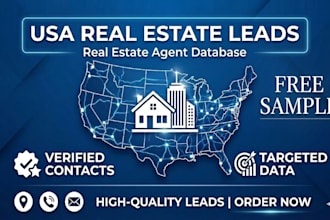 generate targeted USA real estate agent leads with verified contact details