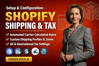 setup shopify shipping and shopify tax set up tax and duties fix shopify audit