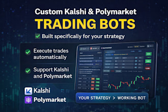 build a custom profitable kalshi and polymarket trading bot