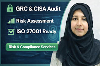 provide grc consulting, cisa audit, iso 27001 risk assessment