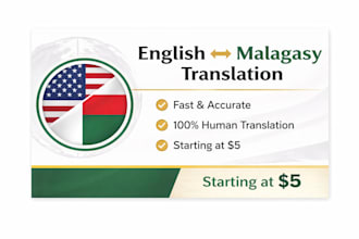 translate english to malagasy and malagasy to english