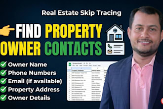 do real estate skip tracing for property owners with verified contact details