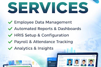 manage hris, employee data, reports and HR operations