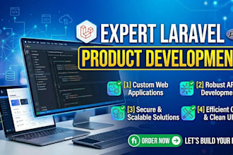 design, develop, and deploy laravel web app