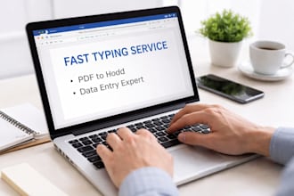 fast and accurate typist data entry specialist