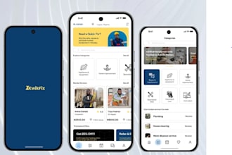 build advanced marketplace app, handyman app, booking app, service provider app