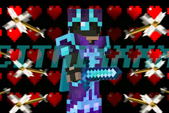 make you an eye catching minecraft smp thumbnail