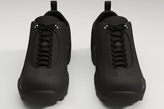 do 3d shoe model, 3d sneakers design, 3d footwear and 3d shoe production files