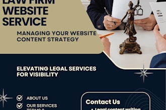 manage, update, and write SEO legal content for your law firm website