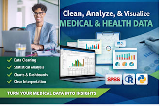 clean, analyze, and visualize medical and health data