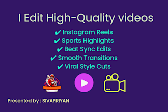 edit all cricket videos and others