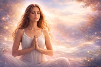 record guided meditation mantra, affirmation, relaxing, yoga, sleep meditation