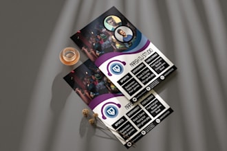 design a custom business flyers for your business