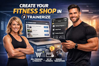 create your fitness shop in trainerize