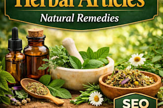 write SEO herbal and natural health articles