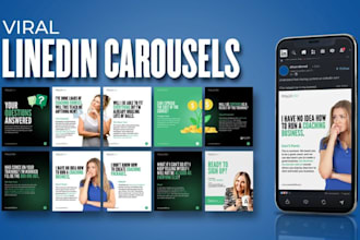 help b2b founders get clients with linkedin carousels