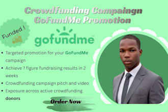 promote gofundme crowdfunding campaign to achieve 7 figure fundraising results