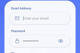 develop a react native mobile app with API integration
