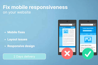 fix mobile responsiveness on your website