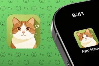 design modern app icon and app logo