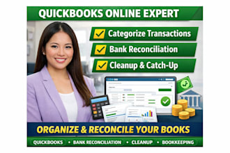 do quickbooks online bank reconciliation and categorization