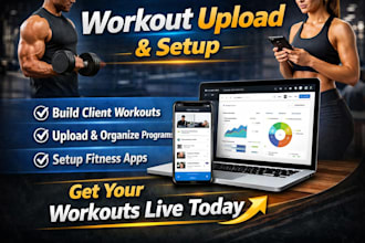 setup trainerize, upload workout programs and manage your fitness app