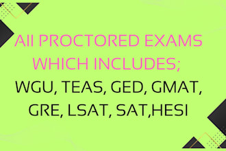 help you set up your proctored ati, ged,gmat, gre,hesi