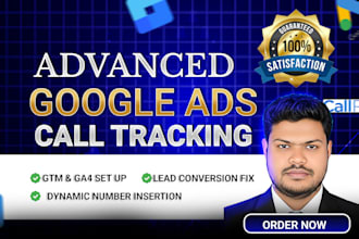 set up advanced google ads call tracking and GTM for your local clients