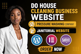 do house cleaning business website pressure washing company janitorial website