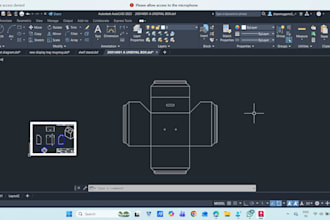 do autocad 2d drawing and solidworks 3d modeling