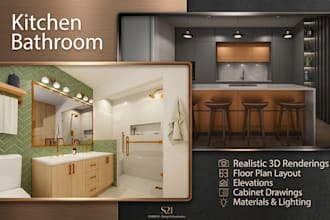 do 3d interior design 3d rendering kitchen and bathroom design 3d kitchen design