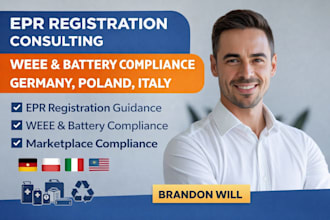 provide epr registration consulting for weee battery compliance germany poland