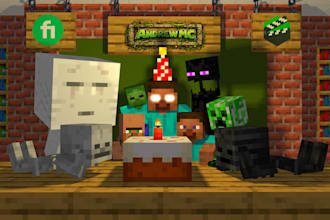 create eye catching minecraft youtube thumbnail