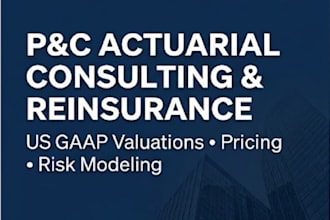 provide expert p and c actuarial consulting and reinsurance modeling