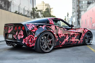 design professional car wrap, van wrap