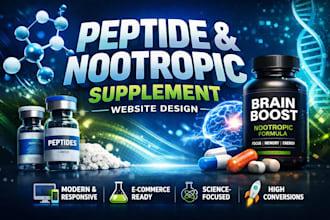 build research peptide website compliant peptide website nutraceutical website