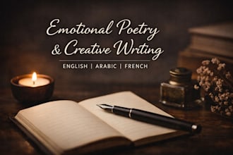 write unique and emotional poetry in three languages