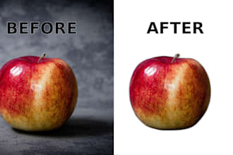 remove image background and make it white
