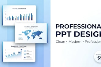 design professional powerpoint presentations for business and students