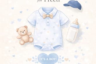 design baby shower invitation card in canva