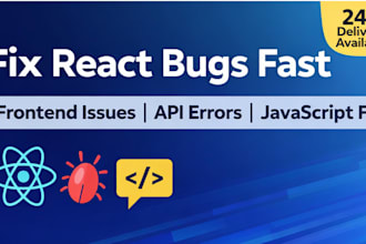 fix react bugs frontend issues and API integration errors